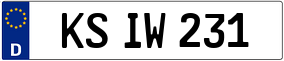 Truck License Plate